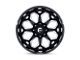 Fuel Wheels Scepter Gloss Black Milled 6-Lug Wheel; 22x12; -44mm Offset (19-24 RAM 1500)