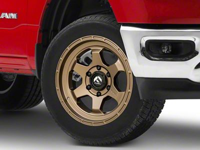 Fuel Wheels Shok Matte Bronze 6-Lug Wheel; 20x9; 19mm Offset (19-25 RAM 1500)