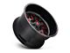 Fuel Wheels Stroke Gloss Black with Red Tint Clear 8-Lug Wheel; 18x9; 1mm Offset (06-08 RAM 1500 Mega Cab)