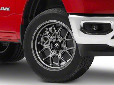 Fuel Wheels Tech Matte Anthracite 6-Lug Wheel; 20x10; -18mm Offset (19-25 RAM 1500)