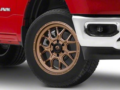 Fuel Wheels Tech Matte Bronze 6-Lug Wheel; 20x10; -18mm Offset (19-25 RAM 1500)