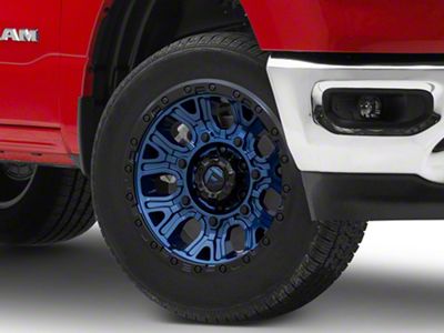 Fuel Wheels Traction Dark Blue with Black Ring 6-Lug Wheel; 20x9; 1mm Offset (19-24 RAM 1500)