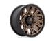 Fuel Wheels Traction Matte Bronze with Black Ring 8-Lug Wheel; 20x9; 1mm Offset (06-08 RAM 1500 Mega Cab)