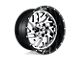 Fuel Wheels Triton Chrome with Gloss Black Lip 8-Lug Wheel; 20x10; -19mm Offset (06-08 RAM 1500 Mega Cab)