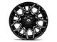 Fuel Wheels Twitch Glossy Black Milled 8-Lug Wheel; 20x10; -18mm Offset (06-08 RAM 1500 Mega Cab)
