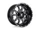 Fuel Wheels Vandal Gloss Black Milled 5-Lug Wheel; 20x10; -18mm Offset (02-08 RAM 1500, Excluding Mega Cab)