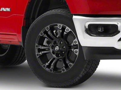 Fuel Wheels Vapor Matte Black Double Dark Tint 6-Lug Wheel; 18x9; 19mm Offset (19-24 RAM 1500)