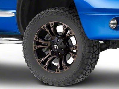 Fuel Wheels Vapor Matte Black Double Dark Tint 8-Lug Wheel; 20x9; 20mm Offset (06-08 RAM 1500 Mega Cab)