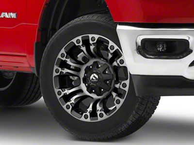 Fuel Wheels Vapor Matte Black with Gray Tint 6-Lug Wheel; 20x10; -18mm Offset (19-24 RAM 1500)