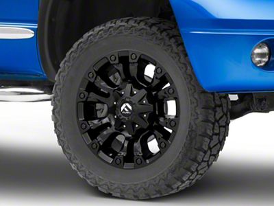 Fuel Wheels Vapor Matte Black 8-Lug Wheel; 22x10; -18mm Offset (06-08 RAM 1500 Mega Cab)
