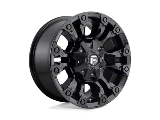 Fuel Wheels Vapor Matte Black 5-Lug Wheel; 17x10; -18mm Offset (02-08 RAM 1500, Excluding Mega Cab)