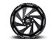 Fuel Wheels Vortex Gloss Black Milled 6-Lug Wheel; 20x12; -44mm Offset (19-24 RAM 1500)