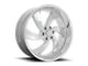 Fuel Wheels Vortex Gloss Black Milled 8-Lug Wheel; 22x12; -44mm Offset (06-08 RAM 1500 Mega Cab)