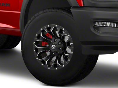 Fuel Wheels Assault Matte Black Milled 8-Lug Wheel; 18x9; -12mm Offset (19-24 RAM 2500)