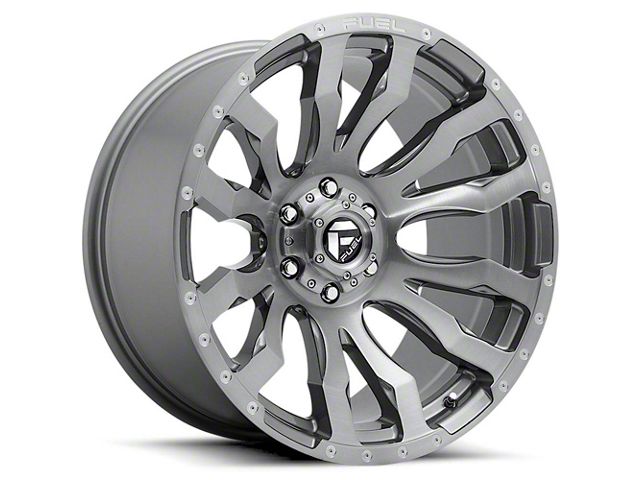 Fuel Wheels Blitz Platinum Brushed Gunmetal 8-Lug Wheel; 20x10; -18mm Offset (19-24 RAM 2500)