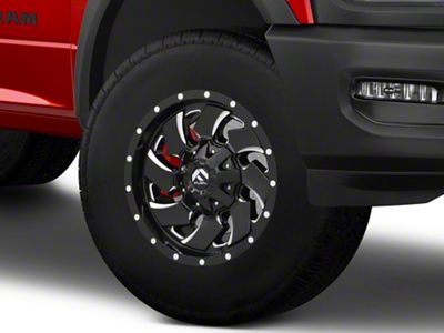 Fuel Wheels Cleaver Gloss Black Milled 8-Lug Wheel; 18x9; -12mm Offset (19-24 RAM 2500)
