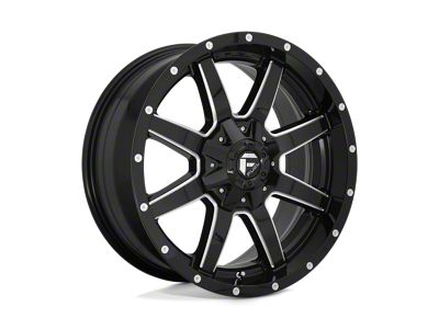 Fuel Wheels Contra Matte Black Milled 8-Lug Wheel; 22x10; -18mm Offset (19-24 RAM 2500)