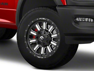 Fuel Wheels Hardline Gloss Black Milled 8-Lug Wheel; 20x9; 20mm Offset (19-24 RAM 2500)