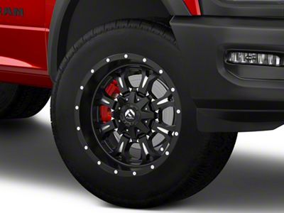 Fuel Wheels Krank Matte Black Milled 8-Lug Wheel; 20x9; 1mm Offset (19-24 RAM 2500)