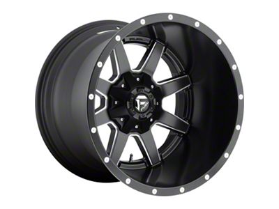 Fuel Wheels Maverick Matte Black Milled 8-Lug Wheel; 20x14; -76mm Offset (19-24 RAM 2500)