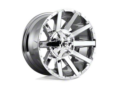 Fuel Wheels Rage Gloss Black with Red Tinted Clear 8-Lug Wheel; 24x12; -44mm Offset (19-24 RAM 2500)