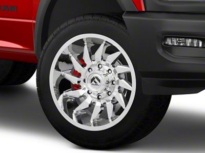 Fuel Wheels Saber Chrome 8-Lug Wheel; 22x10; -18mm Offset (19-24 RAM 2500)