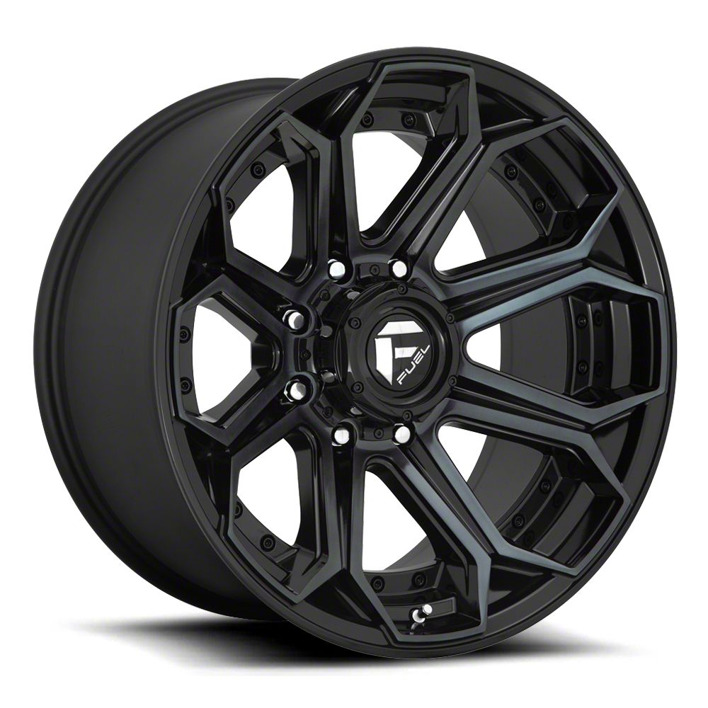 Fuel Wheels RAM 2500 Siege Gloss Machined Double Dark Tint 8-Lug Wheel ...