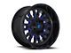 Fuel Wheels Stroke Gloss Black with Blue Tint Clear 8-Lug Wheel; 20x9; 20mm Offset (19-24 RAM 2500)