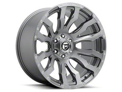 Fuel Wheels Blitz Platinum Brushed Gunmetal 8-Lug Wheel; 20x10; -18mm Offset (19-24 RAM 3500 SRW)