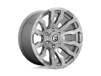 Fuel Wheels Blitz Platinum 8-Lug Wheel; 22x10; -18mm Offset (19-24 RAM 3500 SRW)