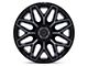 Fuel Wheels Flux Gloss Black Brushed Face with Gray Tint 8-Lug Wheel; 20x10; -18mm Offset (19-24 RAM 3500 SRW)