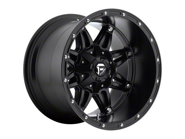 Fuel Wheels Hostage Matte Black 8-Lug Wheel; 18x12; -44mm Offset (19-24 RAM 3500 SRW)