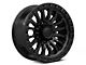 Fuel Wheels Rincon Matte Black with Gloss Black Lip 8-Lug Wheel; 18x9; -12mm Offset (19-24 RAM 3500 SRW)