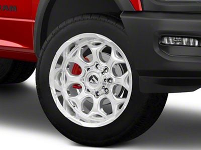 Fuel Wheels Scepter Polished Milled 8-Lug Wheel; 22x12; -44mm Offset (19-24 RAM 3500 SRW)