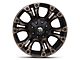 Fuel Wheels Vapor Matte Black Double Dark Tint 8-Lug Wheel; 17x9; 1mm Offset (19-24 RAM 3500 SRW)