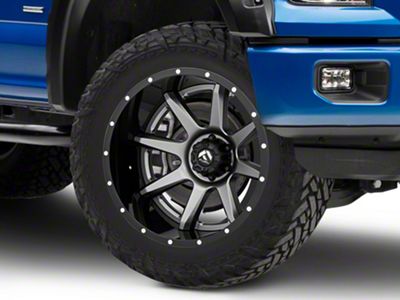 Fuel Wheels Rampage Gun Metal 6-Lug Wheel; 22x12; -44mm Offset (15-20 F-150)