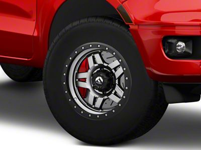 Fuel Wheels Anza Anthracite with Black Ring 6-Lug Wheel; 17x8.5; -6mm Offset (19-23 Ranger)