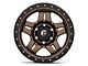 Fuel Wheels Anza Matte Bronze with Black Ring 6-Lug Wheel; 17x8.5; 6mm Offset (19-23 Ranger)