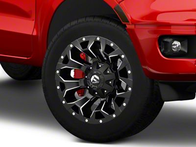 Fuel Wheels Assault Satin Black Milled 6-Lug Wheel; 20x10; -22mm Offset (19-23 Ranger)