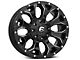 Fuel Wheels Assault Gloss Black Milled 6-Lug Wheel; 18x9; 19mm Offset (19-23 Ranger)