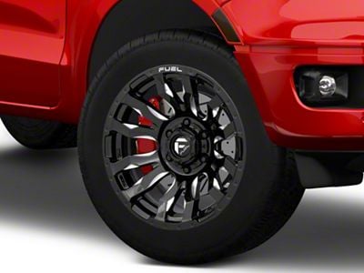 Fuel Wheels Blitz Gloss Black Milled 6-Lug Wheel; 20x10; -18mm Offset (19-23 Ranger)