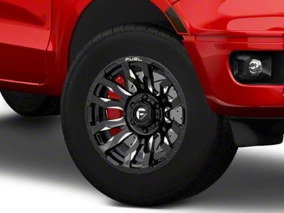 Fuel Wheels Blitz Gloss Black Milled 6-Lug Wheel; 18x9; -12mm Offset (19-23 Ranger)