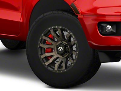 Fuel Wheels Blitz Matte Black with Dark Tint 6-Lug Wheel; 17x9; 1mm Offset (19-23 Ranger)