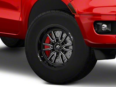 Fuel Wheels Clash Gloss Black Milled 6-Lug Wheel; 17x9; -12mm Offset (19-23 Ranger)