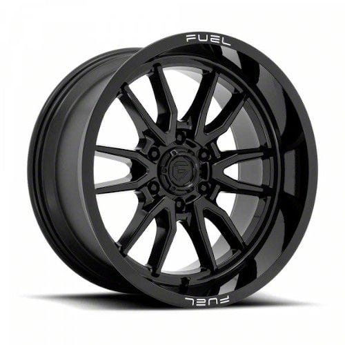 Fuel Wheels Ranger Clash Gloss Black 6-Lug Wheel; 24x12; -44mm Offset ...