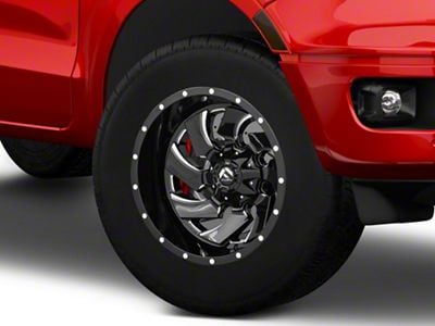 Fuel Wheels Cleaver Gloss Black Milled 6-Lug Wheel; 18x9; 1mm Offset (19-23 Ranger)