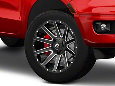 Fuel Wheels Contra Gloss Black Milled 6-Lug Wheel; 20x9; 20mm Offset (19-23 Ranger)