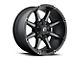 Fuel Wheels Coupler Matte Black Machined 6-Lug Wheel; 20x12; -44mm Offset (19-23 Ranger)