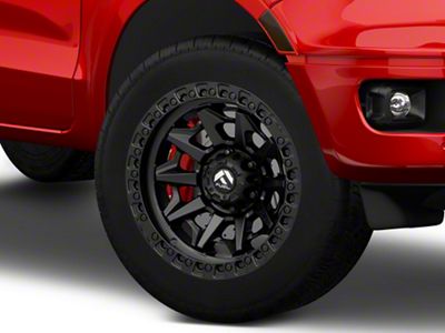 Fuel Wheels Covert Matte Black 6-Lug Wheel; 20x9; 1mm Offset (19-23 Ranger)