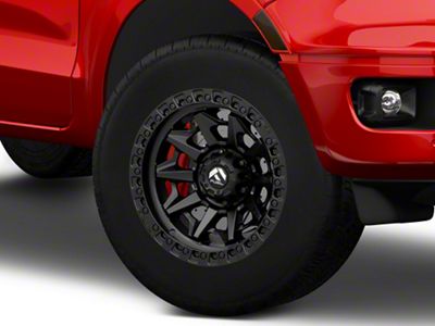 Fuel Wheels Covert Matte Black 6-Lug Wheel; 18x9; 1mm Offset (19-23 Ranger)